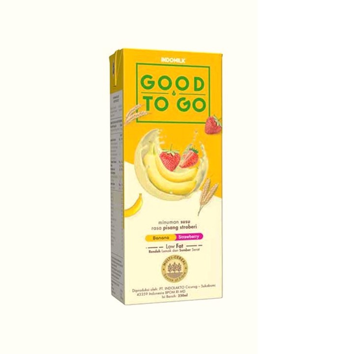 Indomilk Susu UHT Good To Go Banana Berry 250ml
