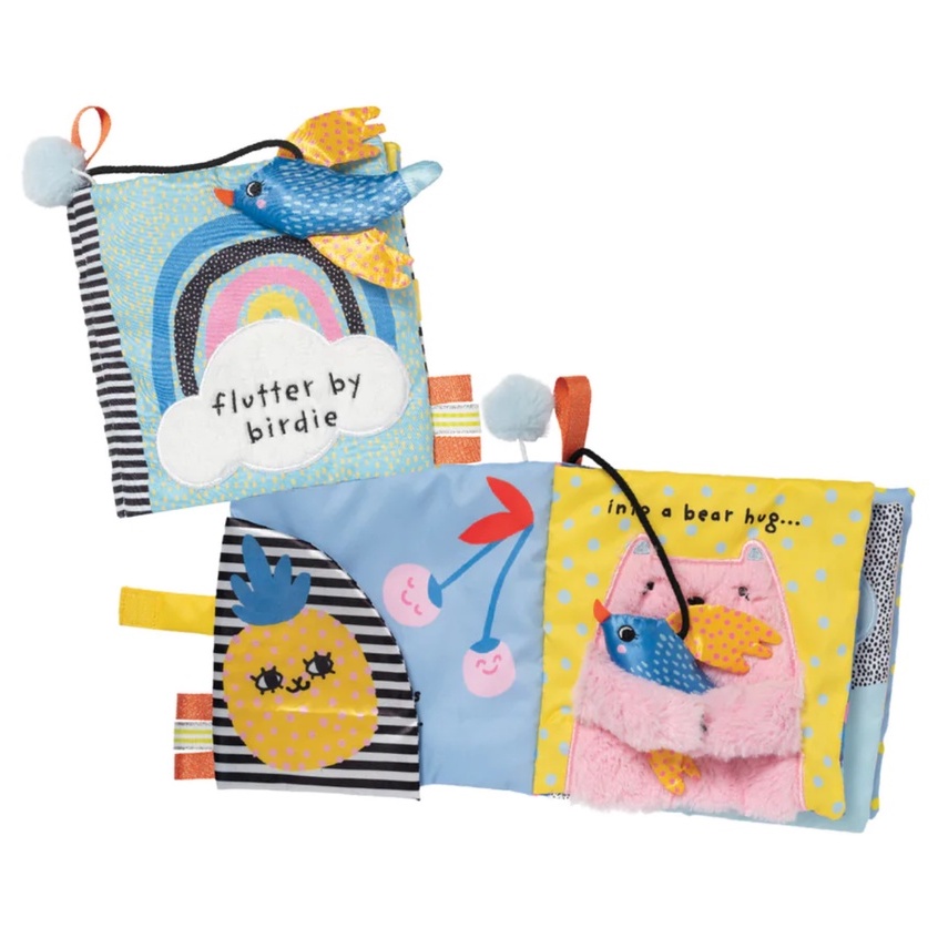 Manhattan Toy Soft Book - Crinkling Sensory Toy Books - Buku Anak Bayi Dengan Textures Busy Education Edukatif