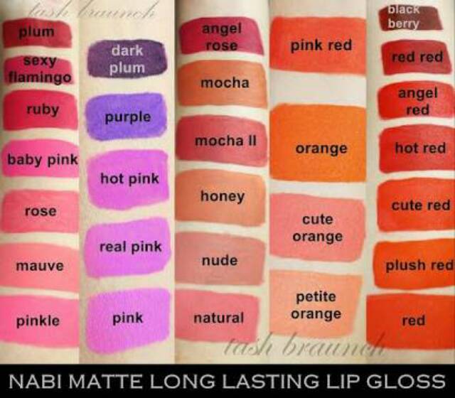 LIMITED SUPER SALE - NABI Matte Long Lasting Lip Gloss