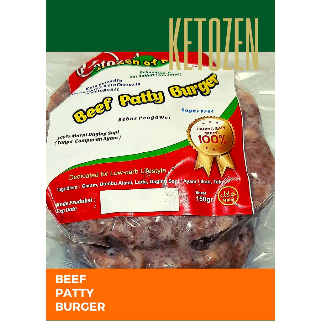

KETOZEN - BEEF PATTY BURGER