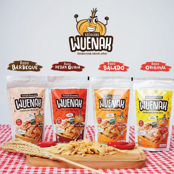 

KRIWANG WUENAK!! Keripik bawang enak murah Sehat NON MSG