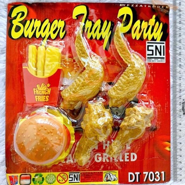 Mainan Anak Set Ayam Goreng, Burger, french Fries