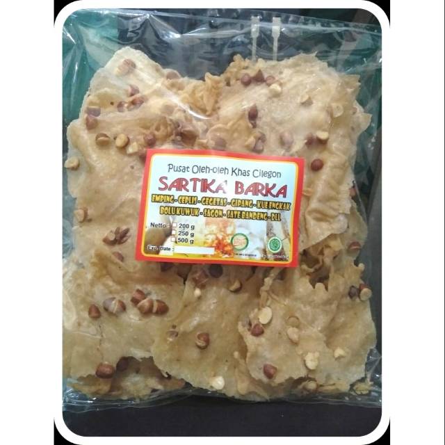 

Rempeyek/Peyek cemilan khas Cilegon Banten