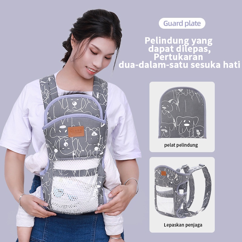 Gendongan Bayi Depan Murah 0-36 bulan Gendongan Baby Lite Carrier SSC Ergonomis M Shape Original Bisa COD Gendongan Newborn Baby Carrier Solid &amp; Motif