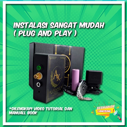 ALARM PENGAMAN RUMAH SENSOR GERAK + REMOT + BATRE BACKUP