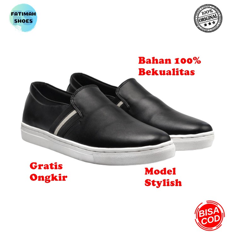 Sepatu Slip On Pria Sepatu Slop Sneakers Pria Sepatu santai Pria Sepatu Skate Pria Sepatu jalan Pria