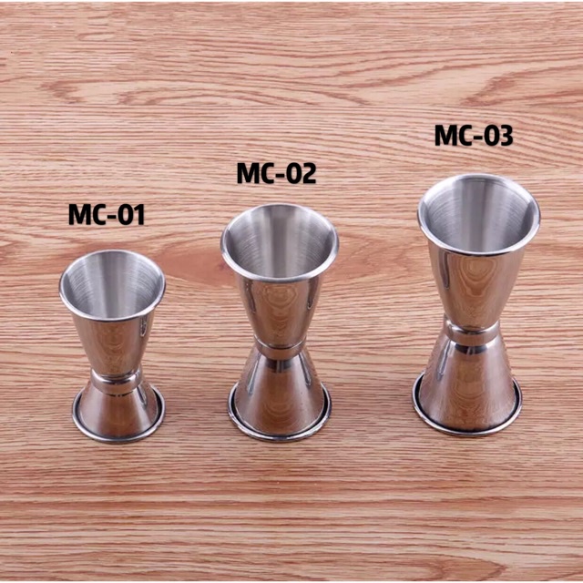 Jigger measure cup gelas ukur stainless steel