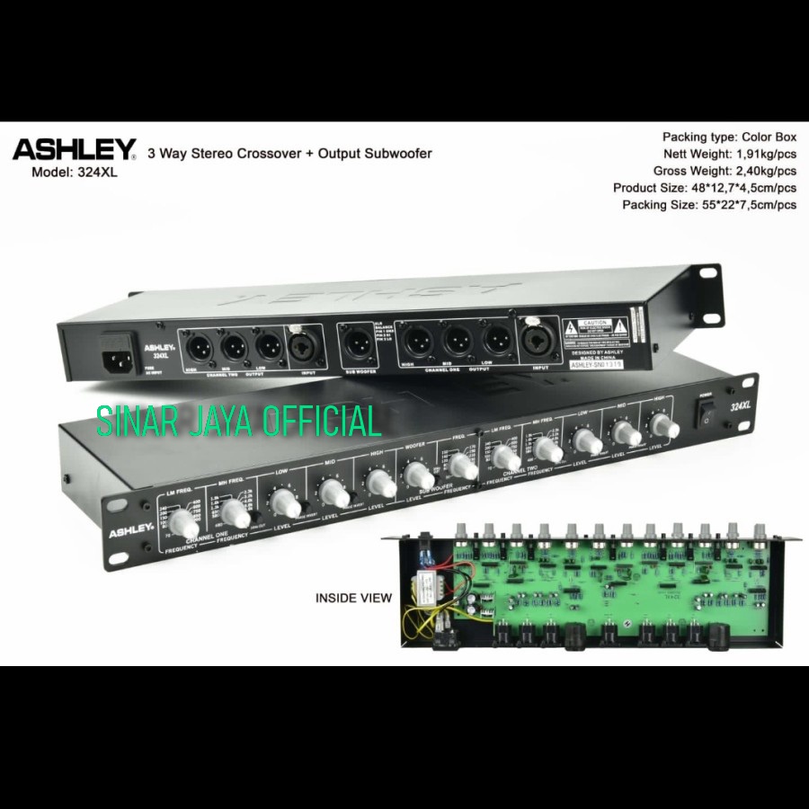 ASHLEY XR324 XR 324 CROSSOVER FULL MACRO, ORIGINAL PRODUCT