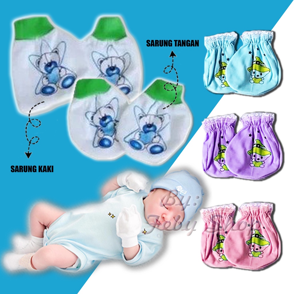 Sarung Tangan Kaki Bayi Newborn Murah