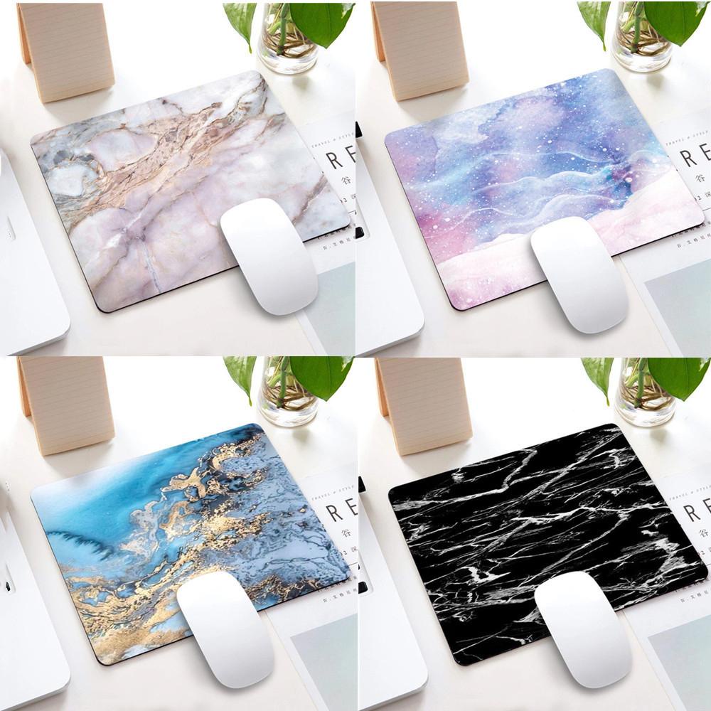 Augustina Marble Mousepad Aksesoris Kantor Keyboard Komputer Sandaran Pergelangan Tangan Untuk Gaming Cup Mat Mouse Pad