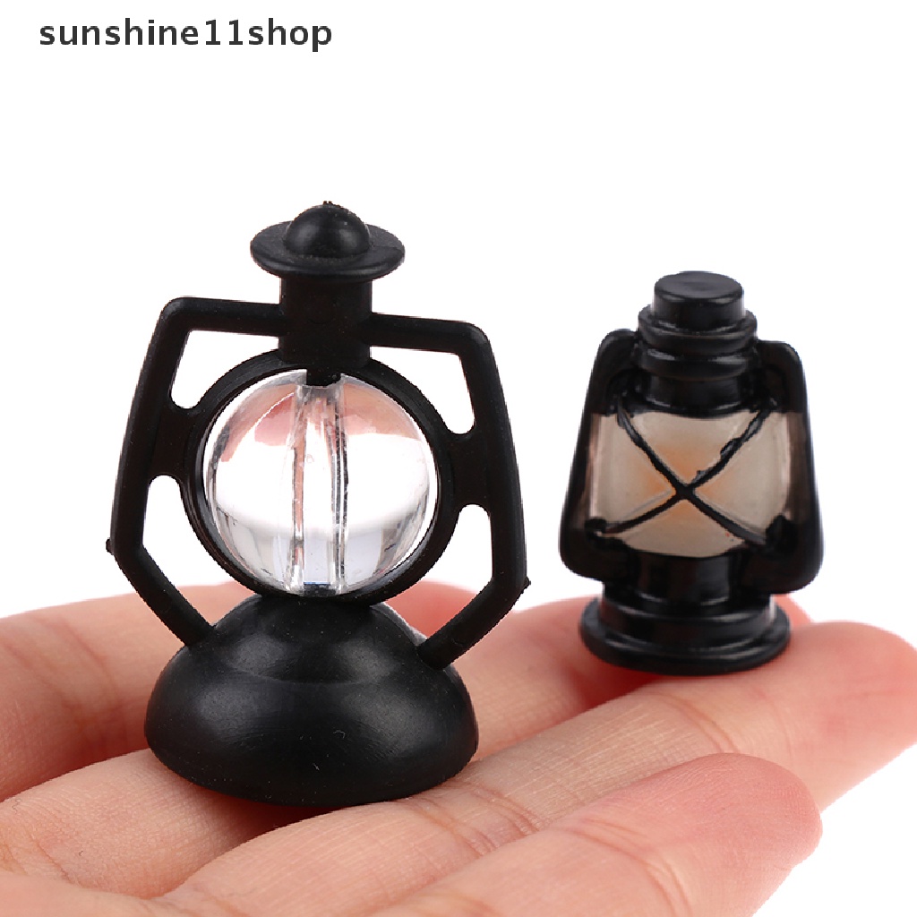 (SHO) Miniatur Lampu Minyak Skala 1: 12 Untuk Dekorasi Rumah Boneka