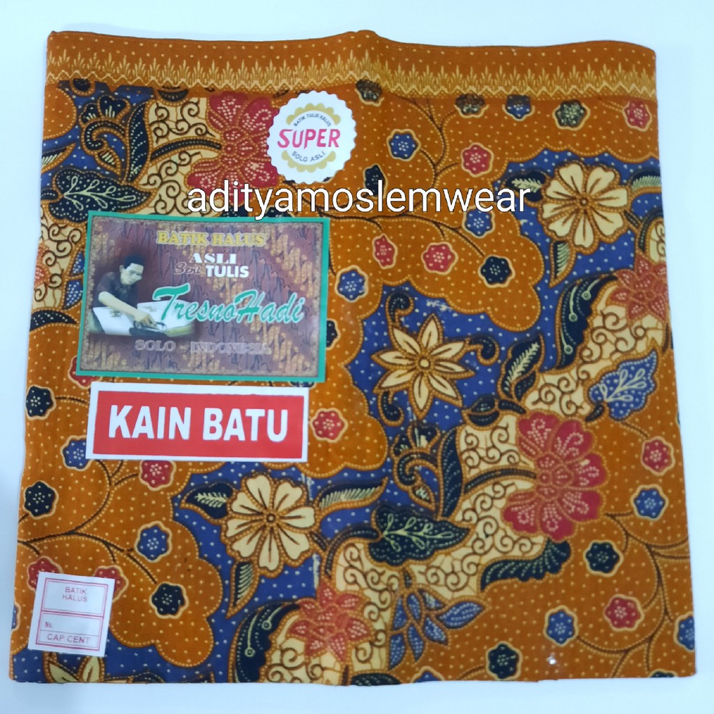 KAIN SAMPING KEBAT PANJANG / KAIN JARIK BATIK TRESNO HADI / KAIN BATU HALUS