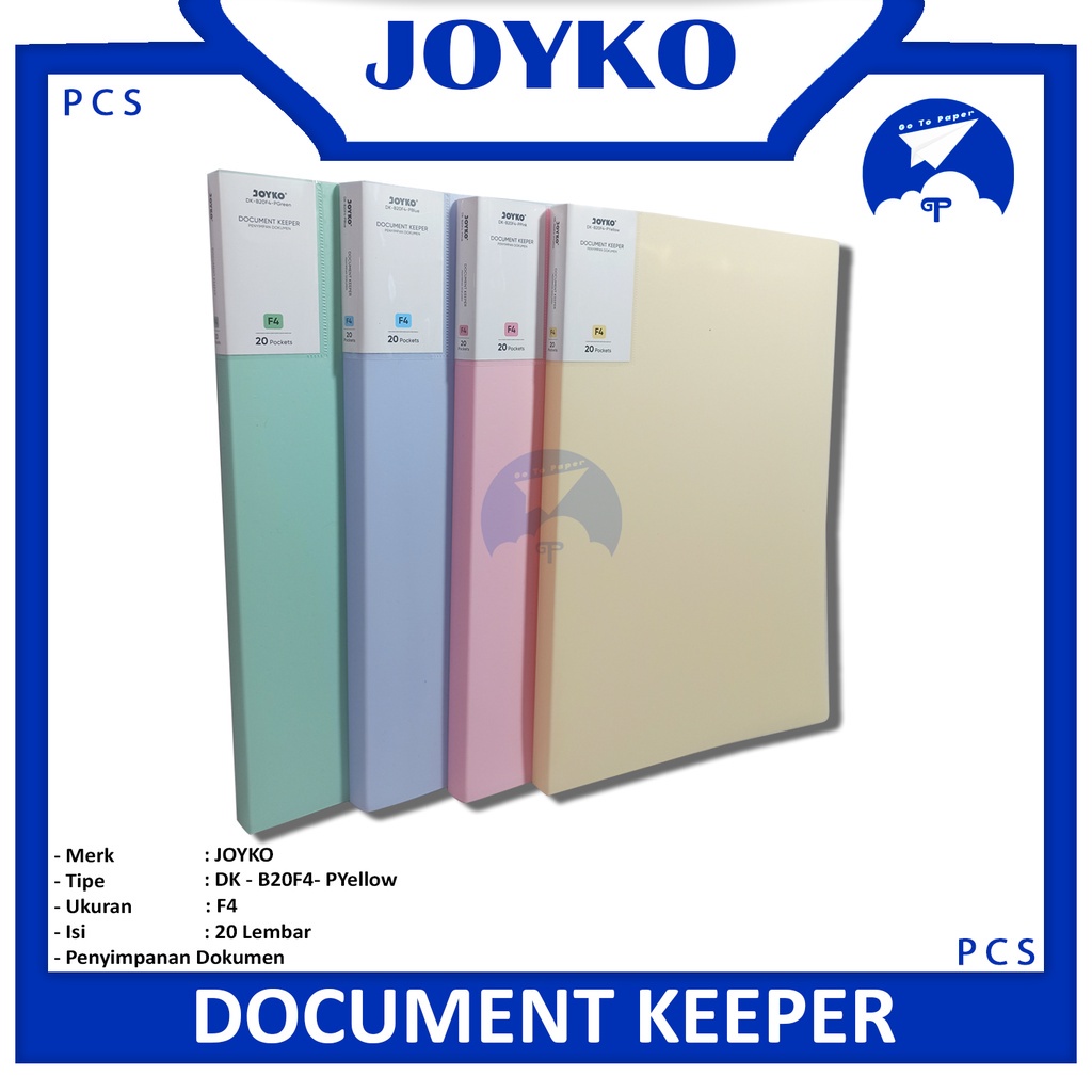 

JOYKO Dokumen Arsip - 20 Lembar - F4 - Kuning