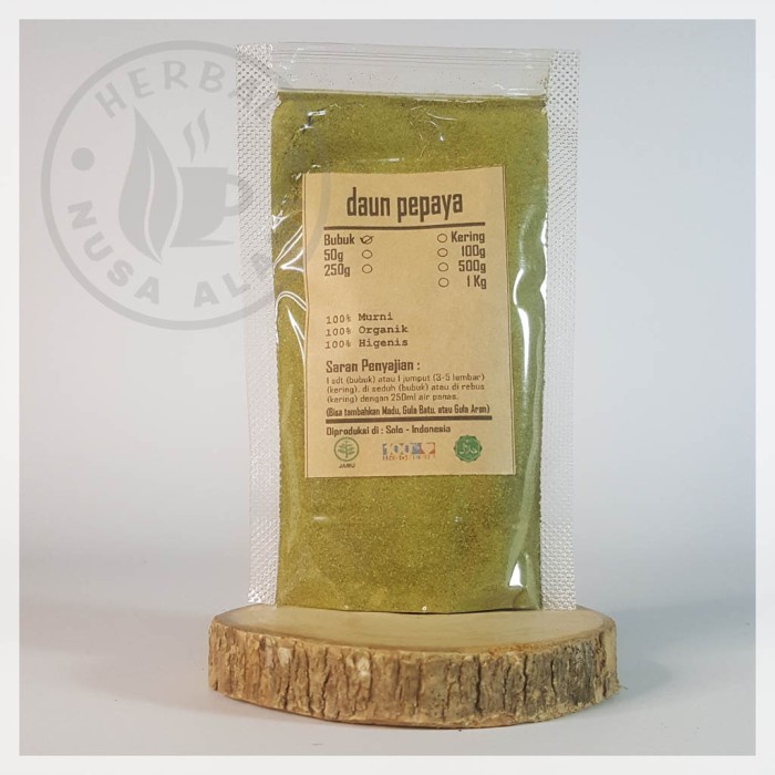 

DAUN PEPAYA BUBUK | MURNI | Carica Papaya 100g