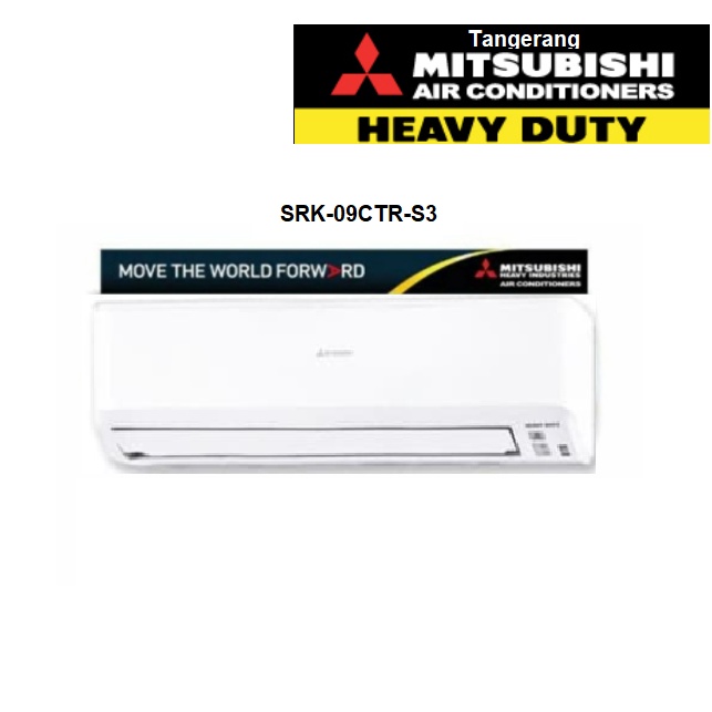 MITSUBISHI AC HEAVY INDUSTRIES SRK09CTR-S3 AC SPLIT 1 PK STANDARD