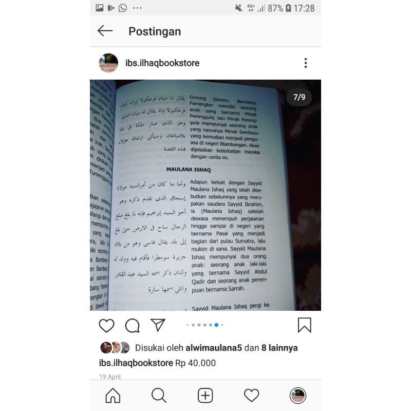 Wali Tanah Jawa terjemah kitab ahla musamaroh