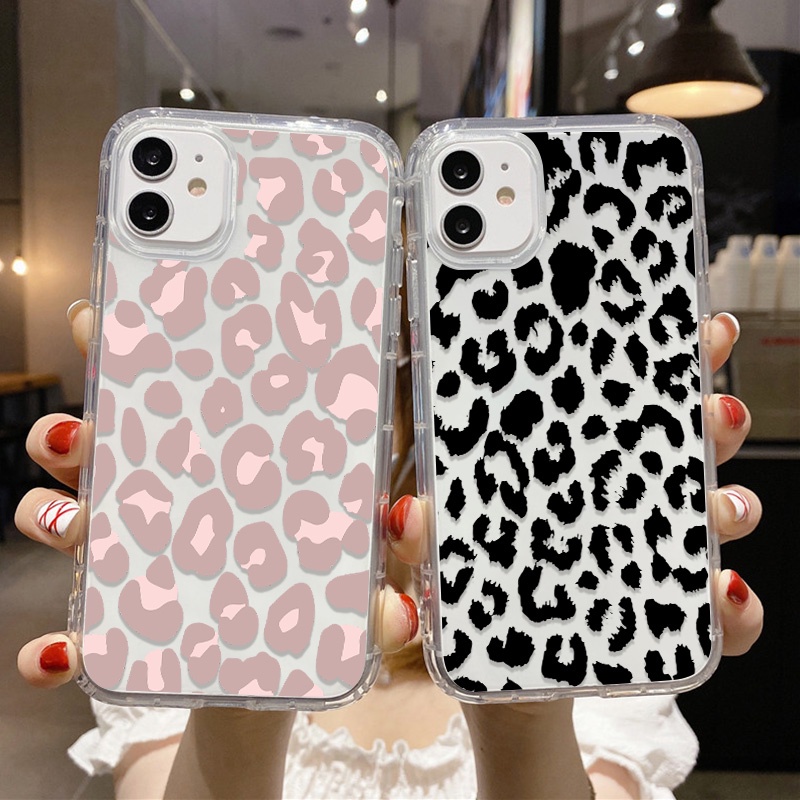 REALME Case Motif Print Leopard Untuk OPPO A74 A54 A94 A93 A57 A59 A8 A83 A9 F1S A39 A15 A15S A53 A32 A33 S A37 A35 A16 A16S A54S A52 A9 A7 2020 A7