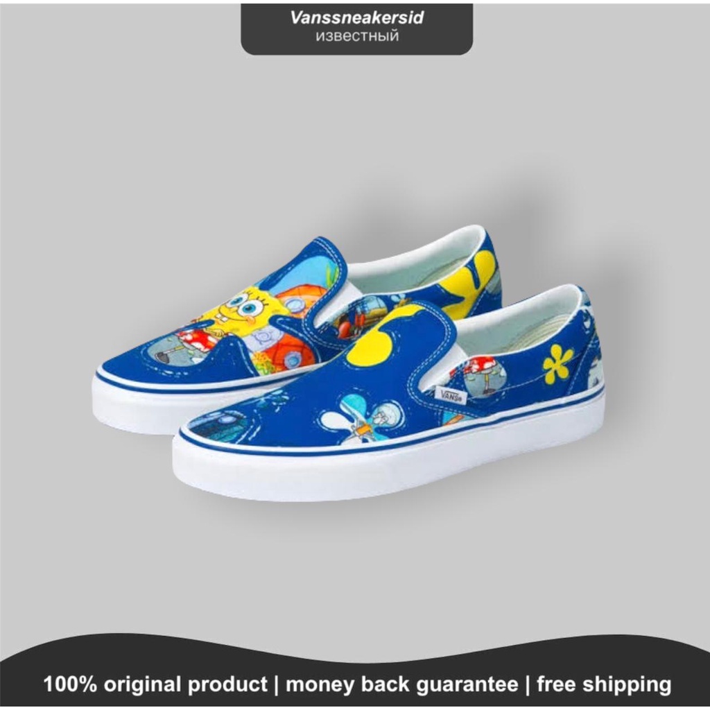VANS SLIPON X SPONGEBOB SQUAREPANTS 2021 “ALOHABOB” ORIGINAL