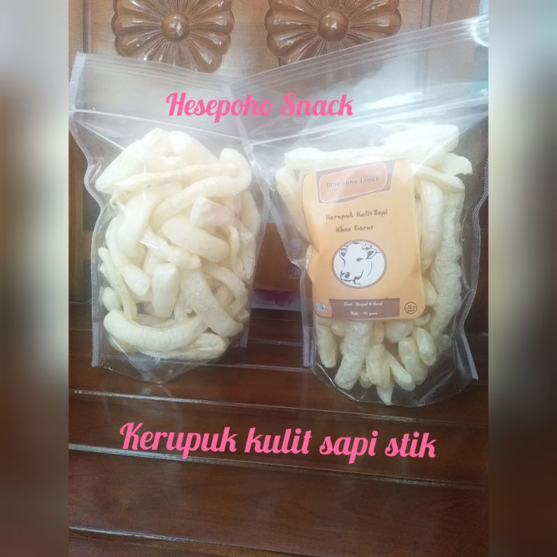 

kerupuk kulit sapi stik