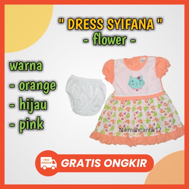 Dress bayi baju bayi SYIFANA