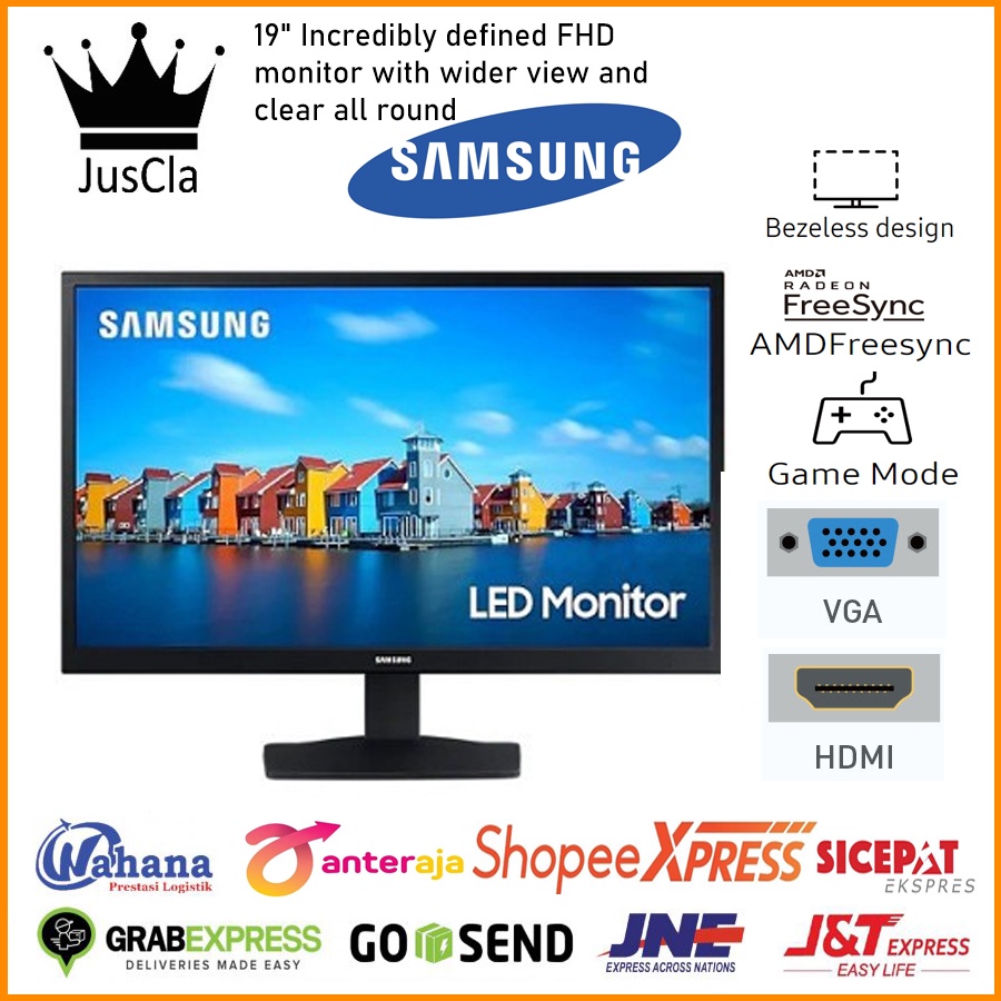 SAMSUNG S19A330 LED MONITOR SAMSUNG 19&quot; FLAT Port HDMI/VGA