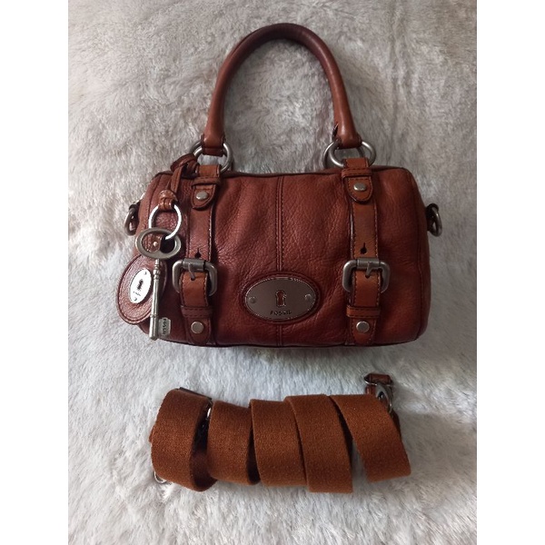 tas fossil maddox satchel small preloved