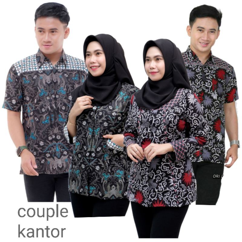 Maura Couple - Sania Ruffle Batik Couple