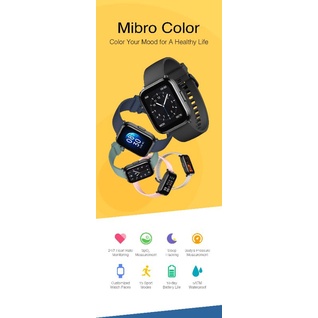 Mibro Color Smartwatch SPO2 Blood Oxygen LCD Display Waterproof Haylou Solar LS02