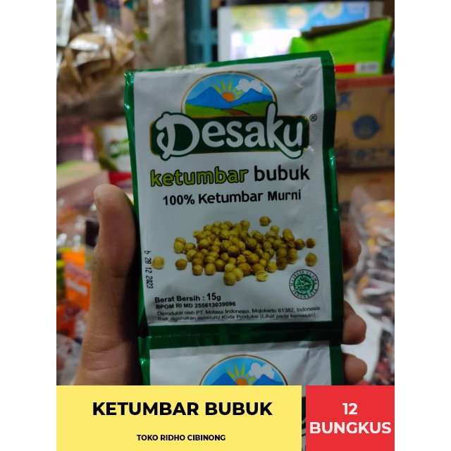 

KETUMBAR BUBUK DESAKU RENCENG ISI 12 BUNGKUS