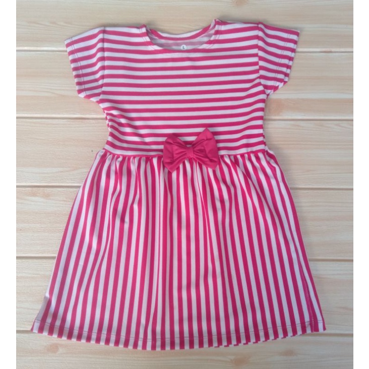 {COD) DRESS SALUR USIA 2-5 TH (PILIH WARNA)