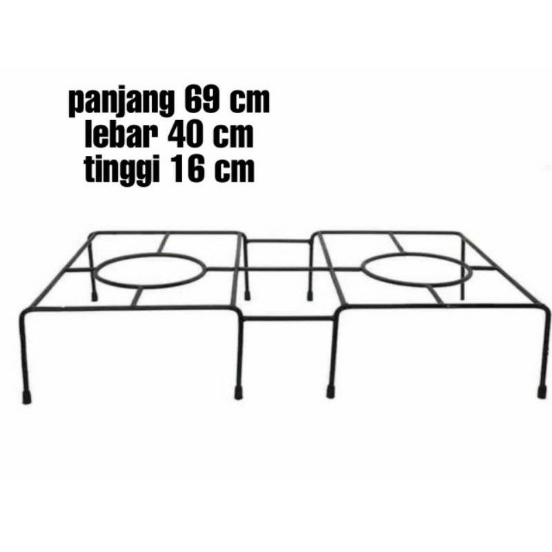 JAGRAK BEHEL MODEL 2TUNGKU UNTUK KOMPOR GAS / OVEN MULTI SEMUA MERK