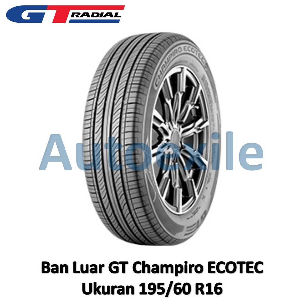 Ban Luar GT 195/60 R16 Champiro ECOTEC Tubeless Radial Nano Tech Ramah Lingkungan Mobil