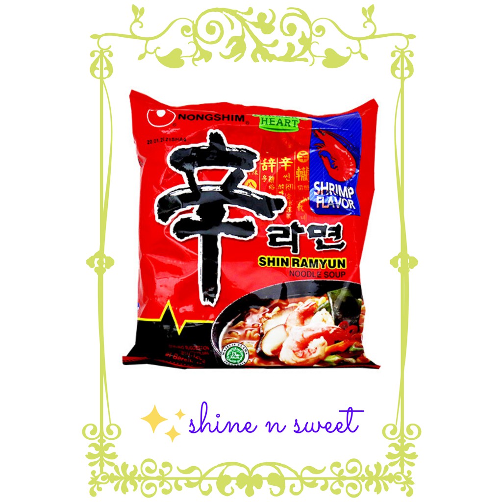 

Nongshim Shin Ramyun Udang / Mie Korea