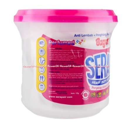 Bagus Serap Air Pink Anti Lembab 125ml Penghilang Bau Mencegah Jamur Menghilangkan Lembab