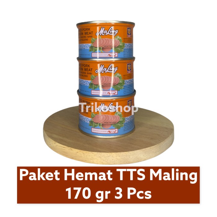 PROMO HEMAT 3 Pcs Maling Babi Kaleng 170gr TERMURAH