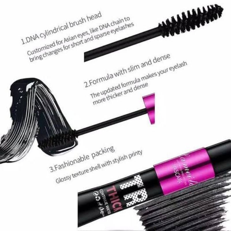 Medan Termurah Mascara Maskara Volumizer thick waterproof lameila