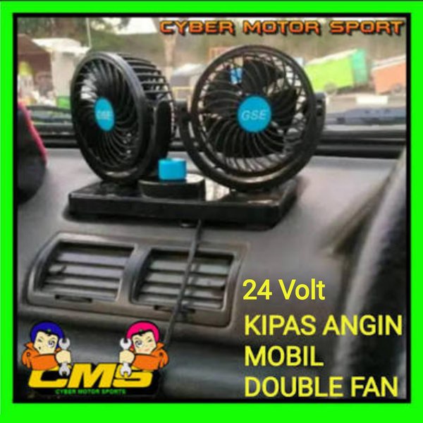 Ori Kipas angin mobil 24 volt universal . Kipas angin interior mobil.