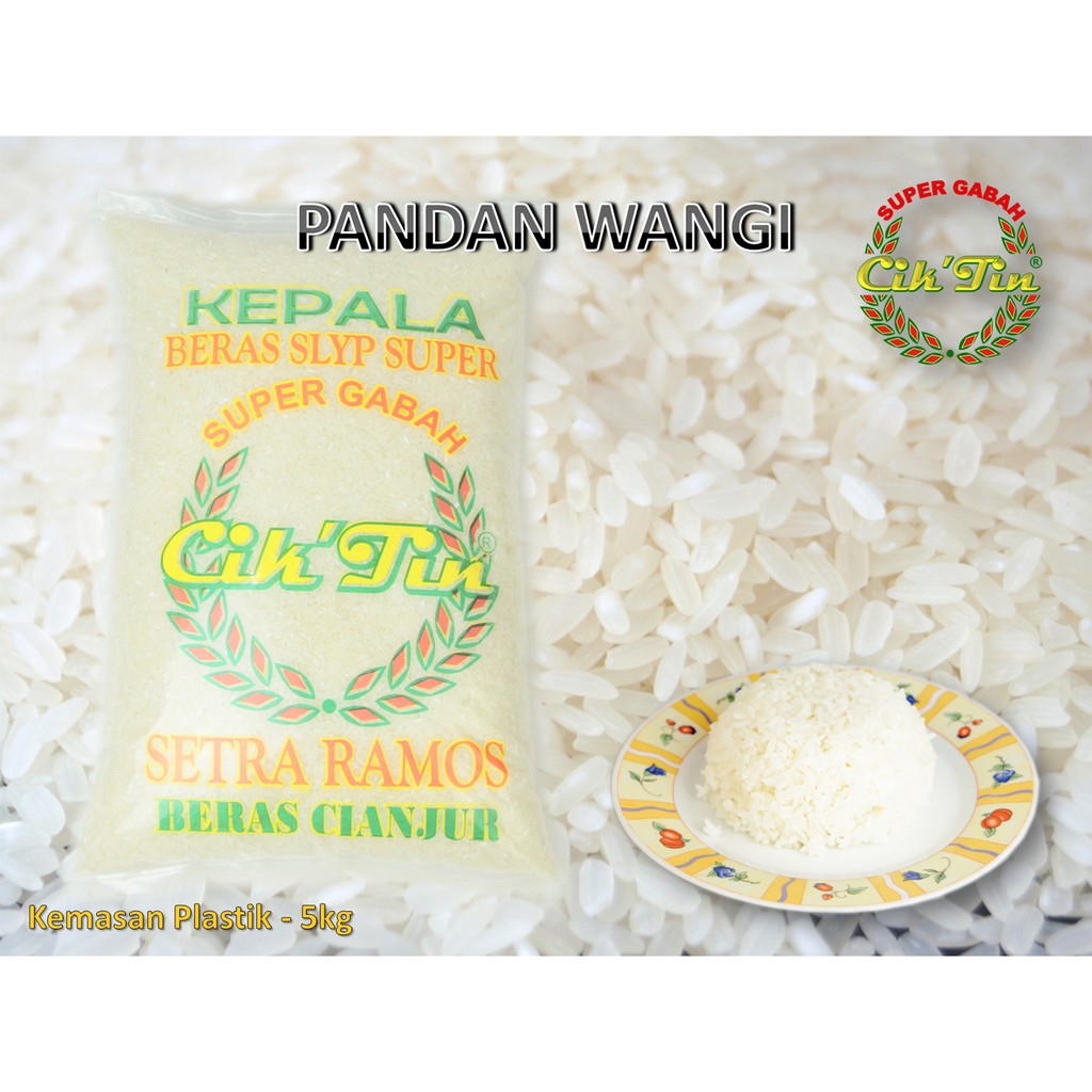 

Cik'Tin Beras - PANDAN WANGI - Beras Cianjur 5kg.