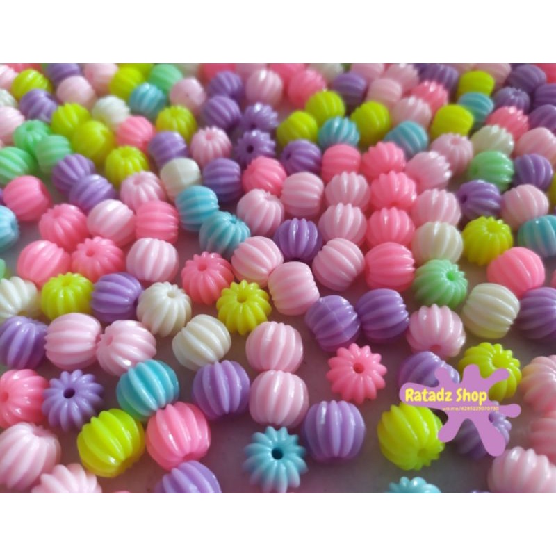 Manik manik mute pastel 8mm