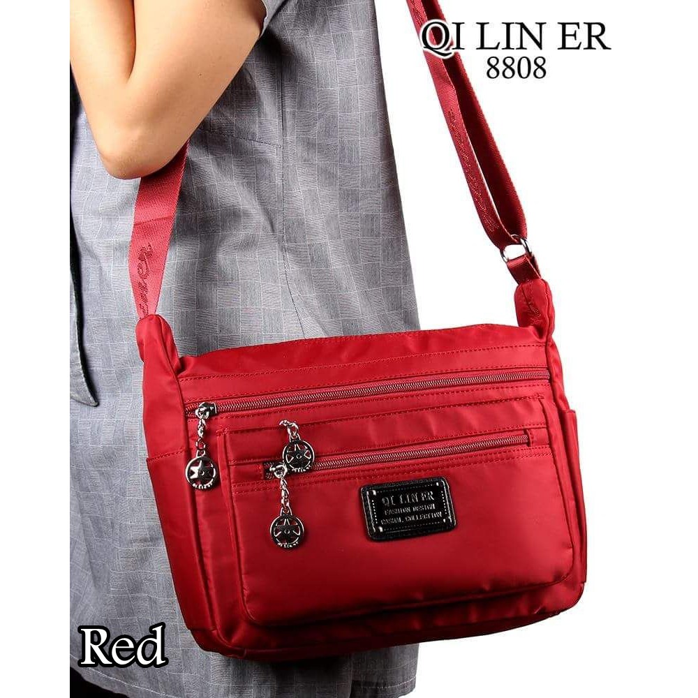 (RESTOCK) Selempang Qi Lin Er #8808 - Tas Fashion Wanita Bag Cewek Murah