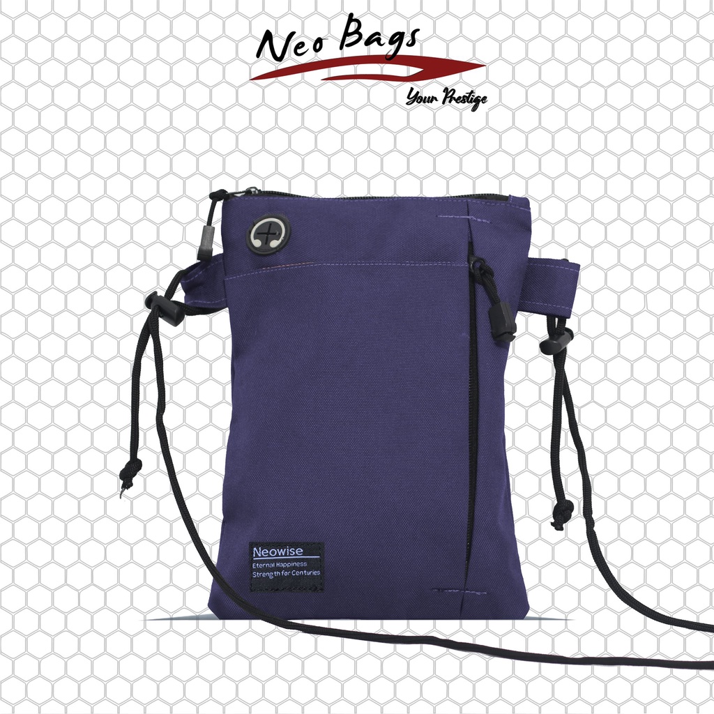 Tas Selempang Slingbag Bahu Pria Neo Bags Polos Hitam Pria Keren Murah