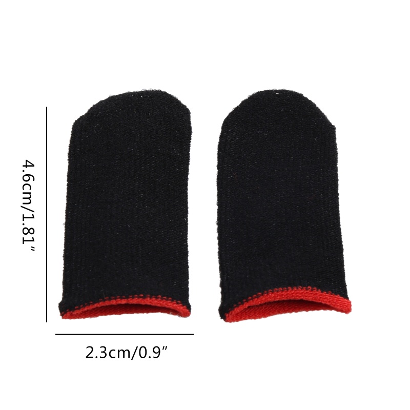 Btsg Sarung Jempol Gaming Fiber Anti-slip Gamer Finger Cover Untuk Game Handphone