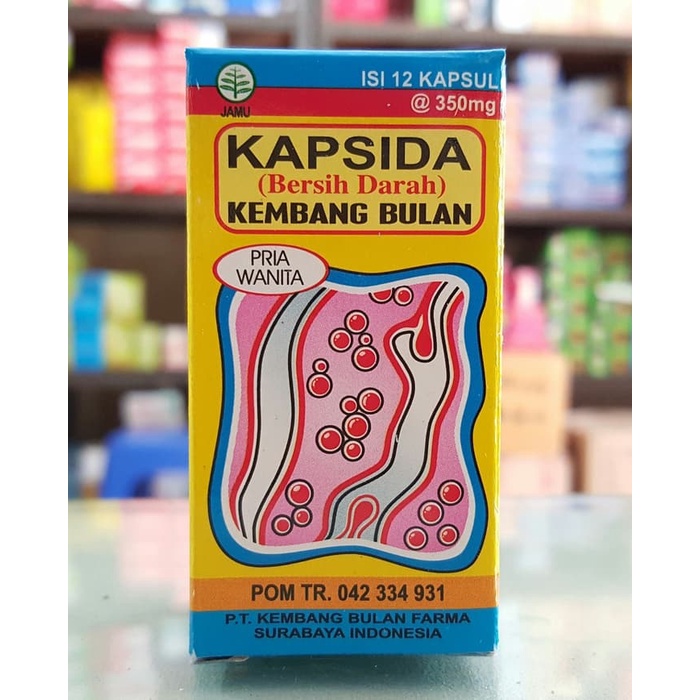 SHINE STAR - Kapsida Kembang Bulan / Bersih Darah Kapsul / kapsida Untuk Jerawat Gatal2 dan Bisul