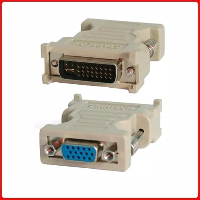 Gender/Konektor DVI 24+5 Male To VGA Female 15Pin