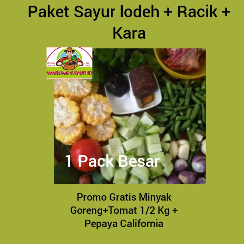 

PAKET SAYUR LODEH GRATIS RACIK SAYUR LODEH
