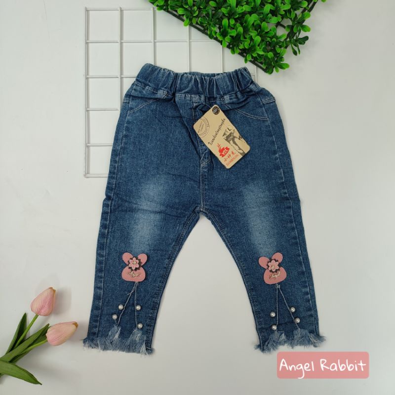 Celana Jeans Anak Perempuan Import Premium 1-5 Tahun