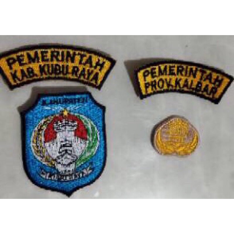 Badge Pemprov Kalbar Kab Kubu Raya (full bordir)