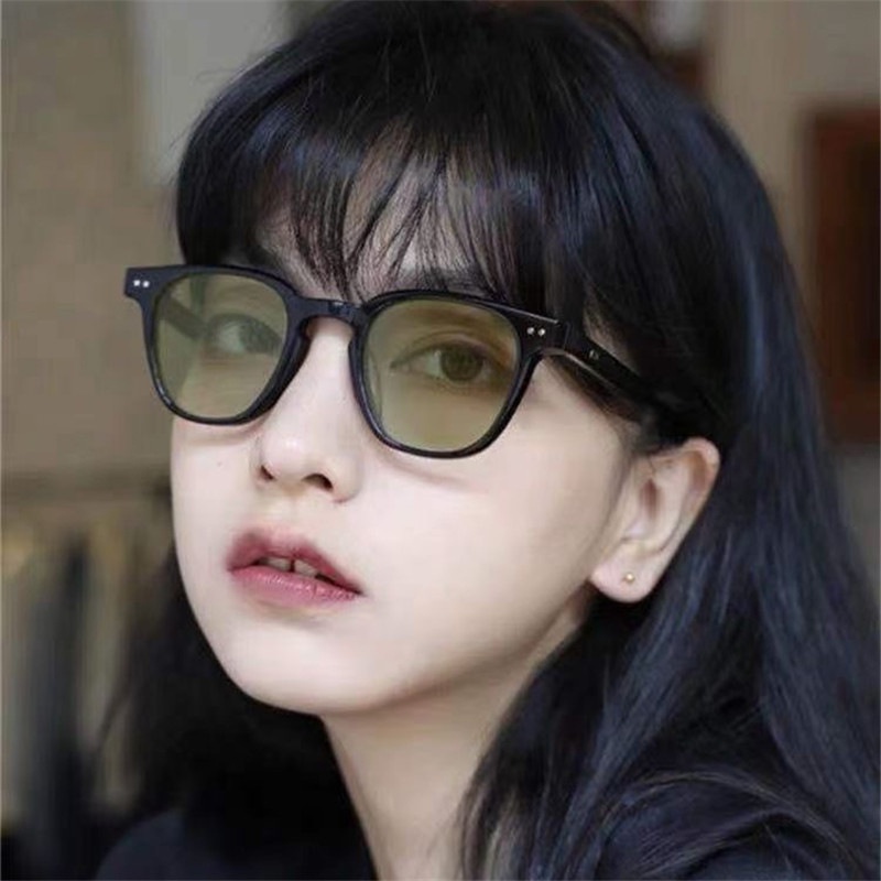 2021 Korean fashion square European and American retro ins sunglasses