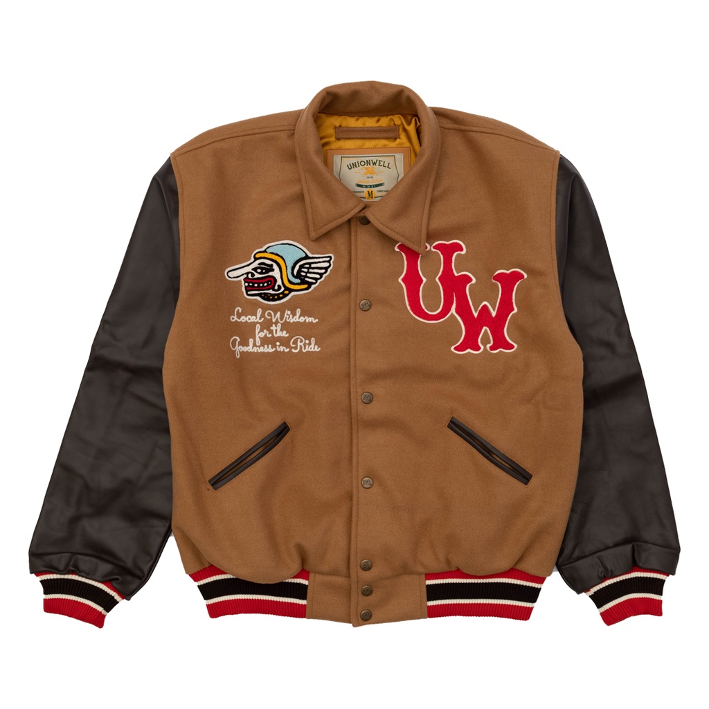 Unionwell Varsity Jacket Aswatama Leather