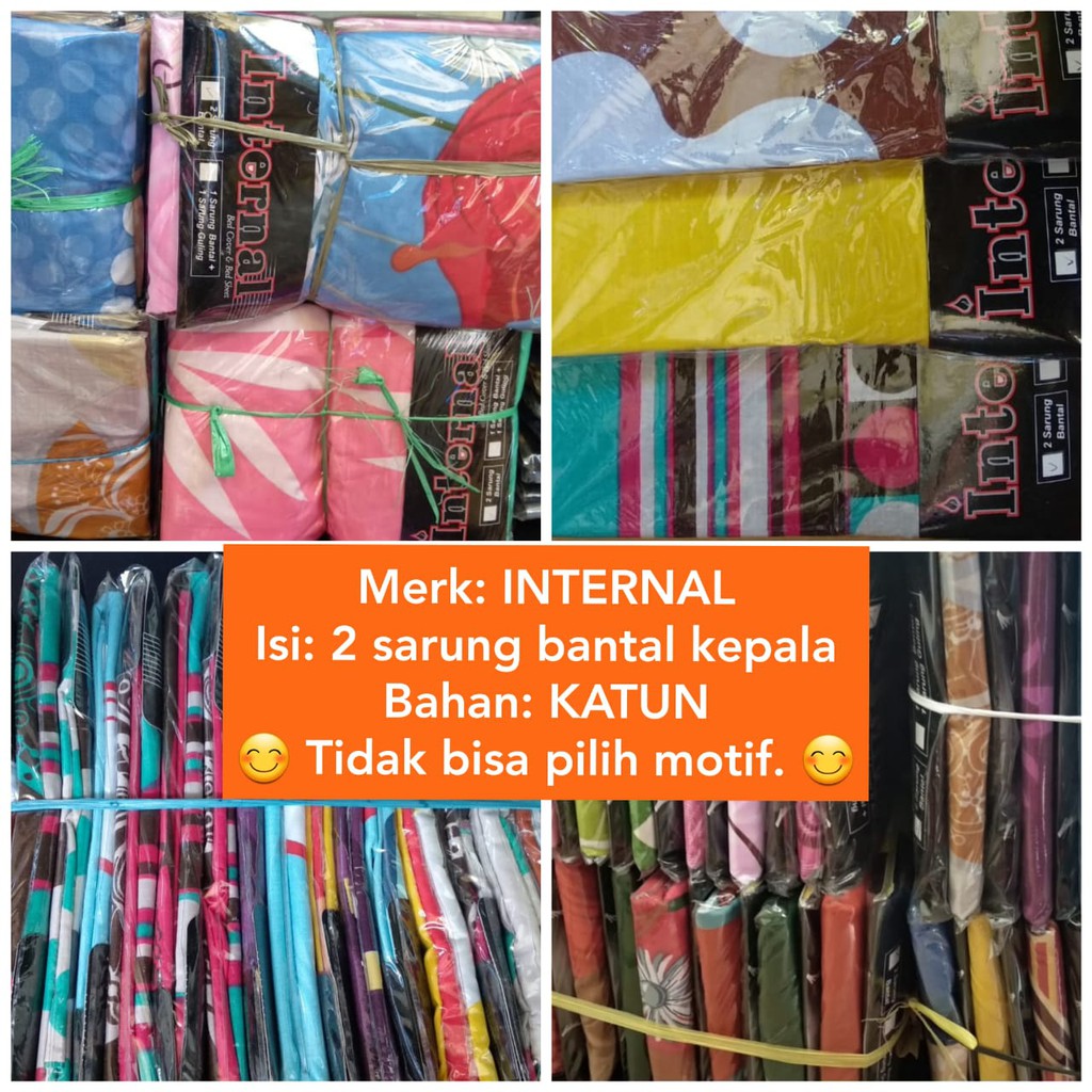 Ss Sarung Bantal KINTAKUN Mix Motif 1kg Bisa 6set Part A sarban